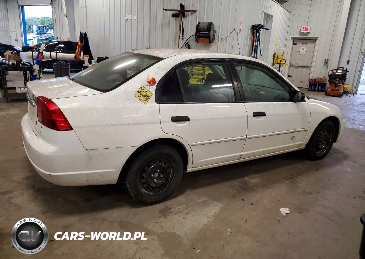 2001 Honda Civic Lx VIN:2HGES15501H599331 - 3