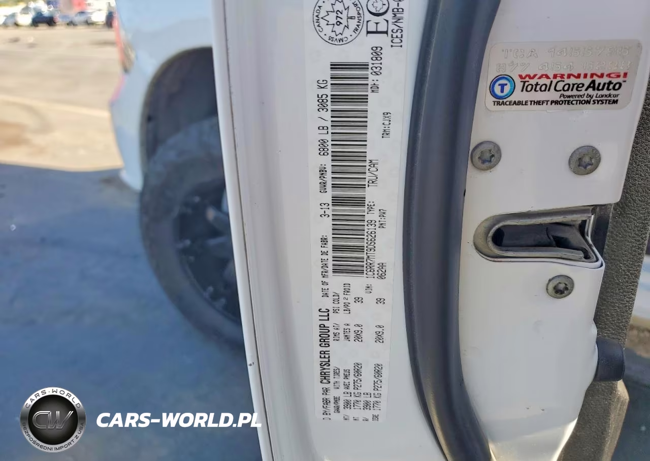 2013 Ram 1500 Sport VIN:1C6RR7MT9DS626139 - 12