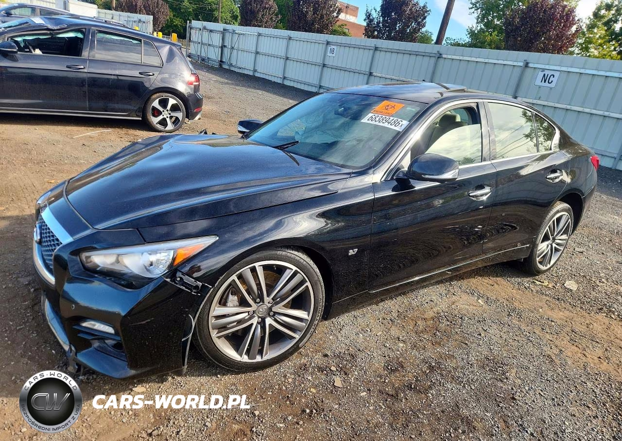 2015 Infiniti Q50 Sport VIN:JN1BV7ARXFM400880 - 1