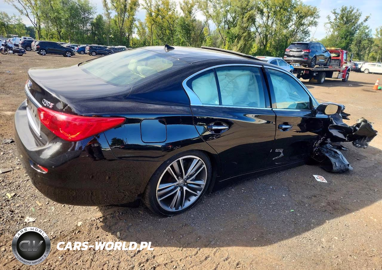 2015 Infiniti Q50 Sport VIN:JN1BV7ARXFM400880 - 3