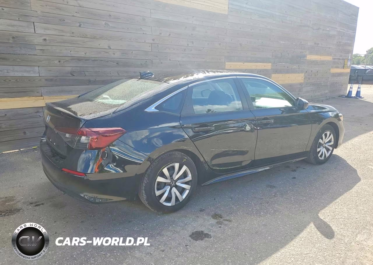 2025 Honda Civic Lx VIN:2HGFE2F21SH601658 - 3
