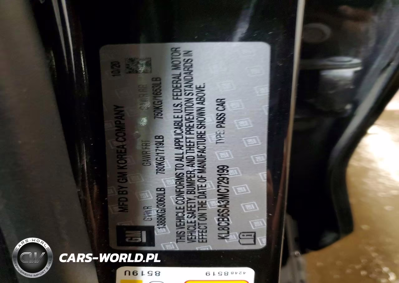 2021 Chevrolet Spark Ls VIN:KL8CB6SA3MC729199 - 12