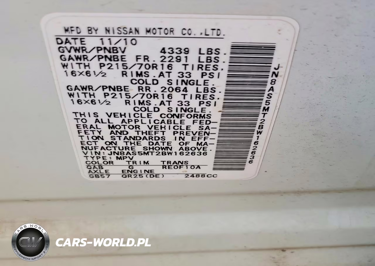 2011 Nissan Rogue S VIN:JN8AS5MT2BW162636 - 13