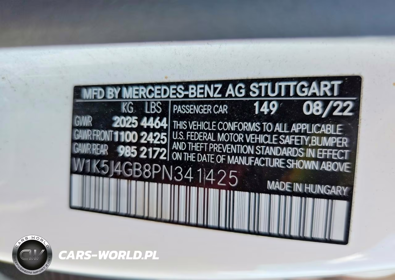 2023 Mercedes-Benz Cla 250 VIN:W1K5J4GB8PN341425 - 12