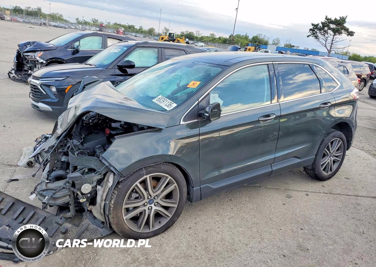 2022 Ford Edge Titanium VIN:2FMPK4K9XNBA80887 - 1