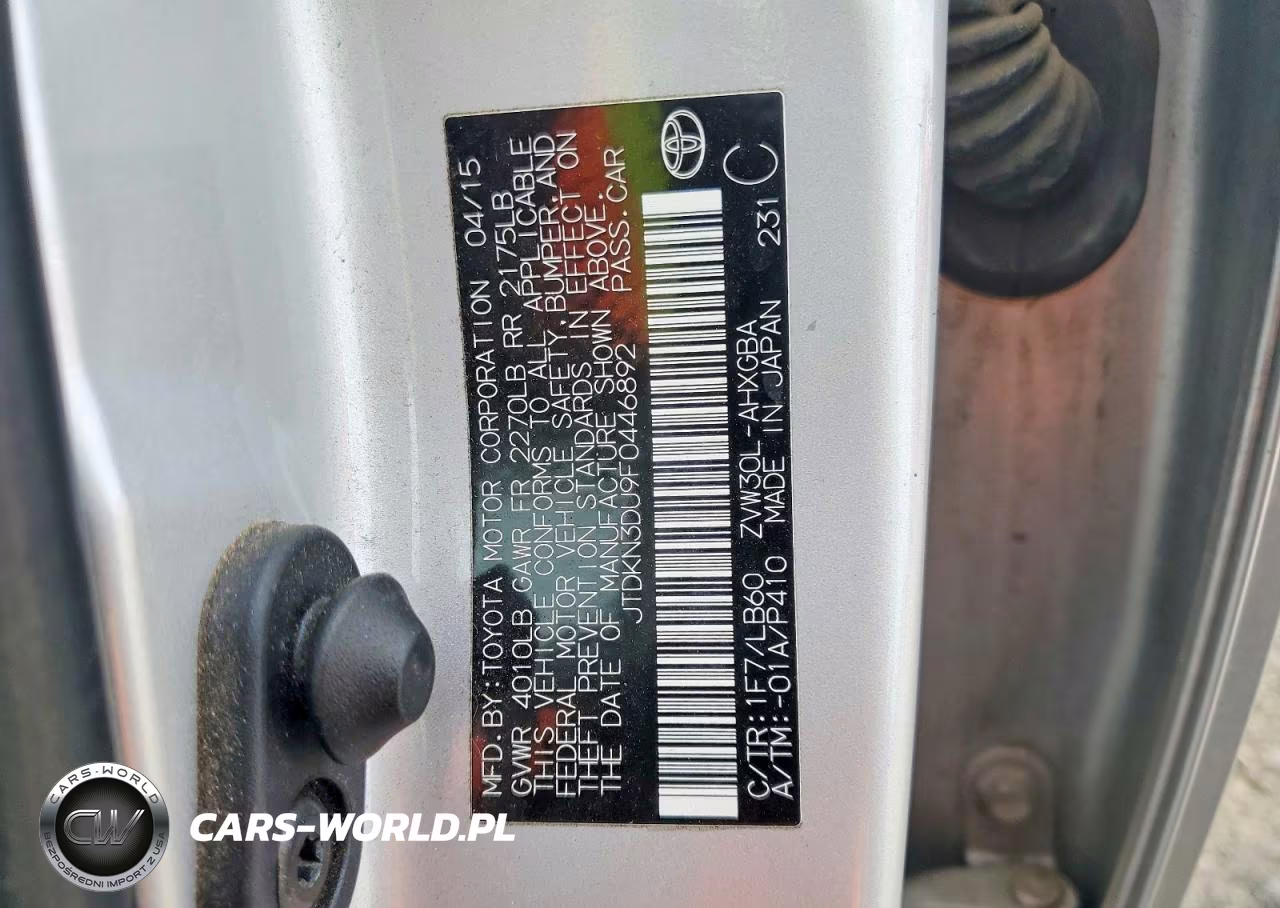 2015 Toyota Prius Four VIN:JTDKN3DU9F0446892 - 12