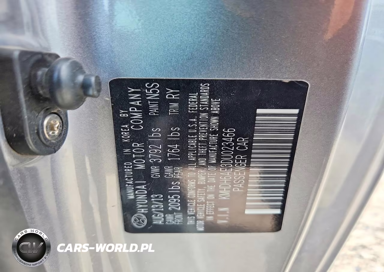 2013 Hyundai Elantra Coupe Gs VIN:KMHDH6AE3DU023466 - 12