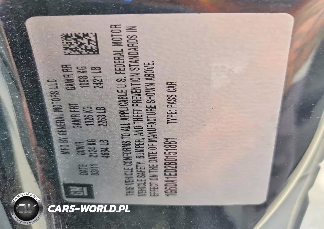 2011 Cadillac Cts VIN:1G6DA1ED2B0151881 - 12