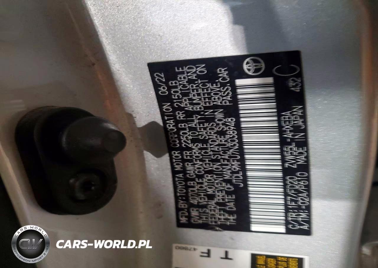 2022 Toyota Prius Le Awd-E VIN:JTDL9MFU7N3038948 - 12