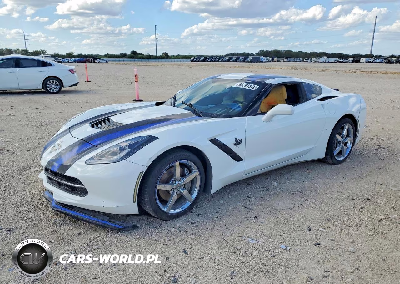 2014 Chevrolet Corvette Stingray 2Lt VIN:1G1YD2D78E5110985 - 1