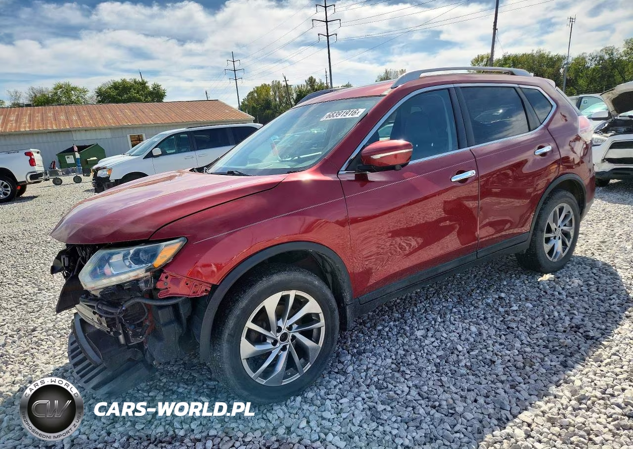 2015 Nissan Rogue Sl VIN:5N1AT2MV0FC899961 - 1