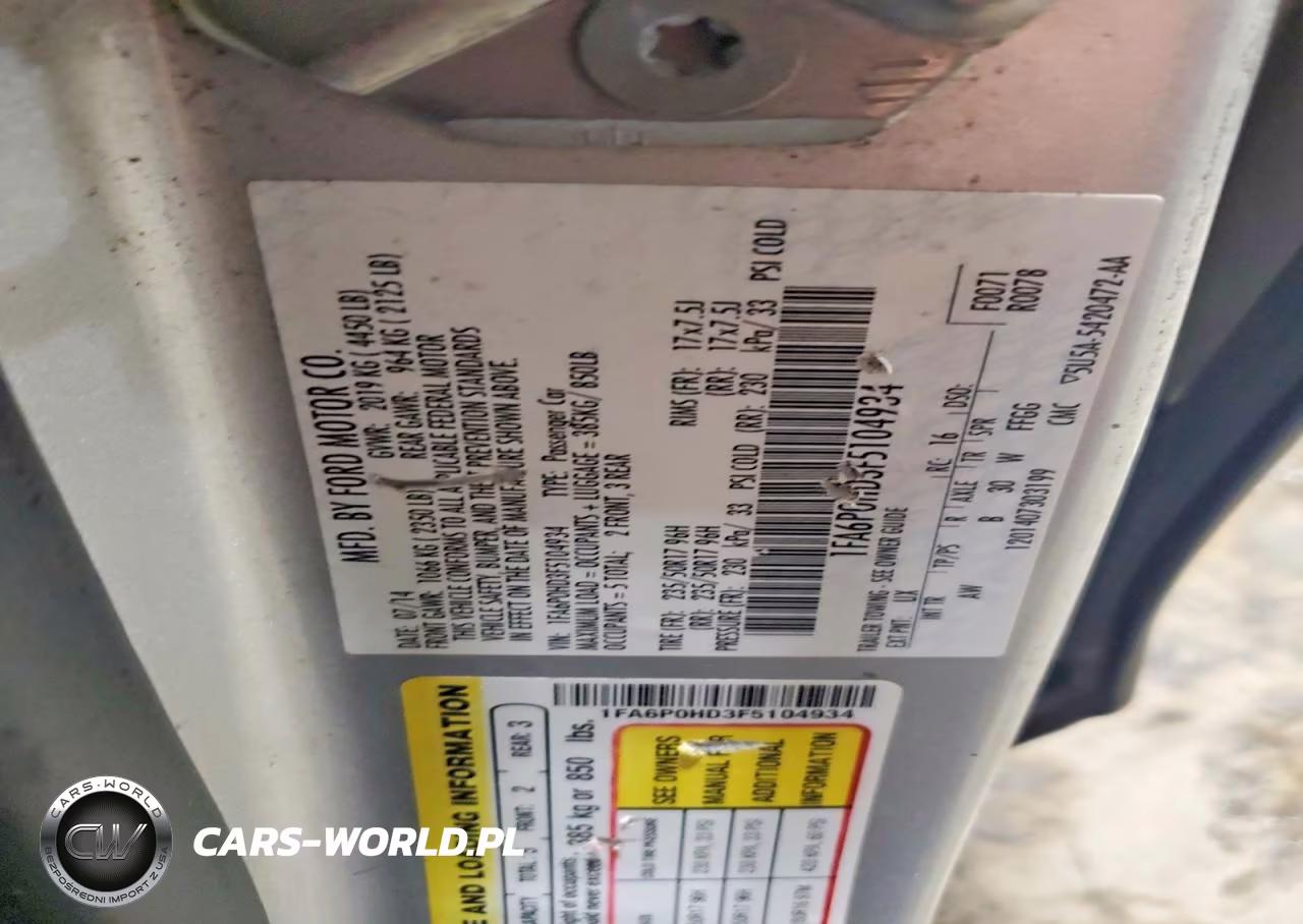 2015 Ford Fusion Se VIN:1FA6P0HD3F5104934 - 12