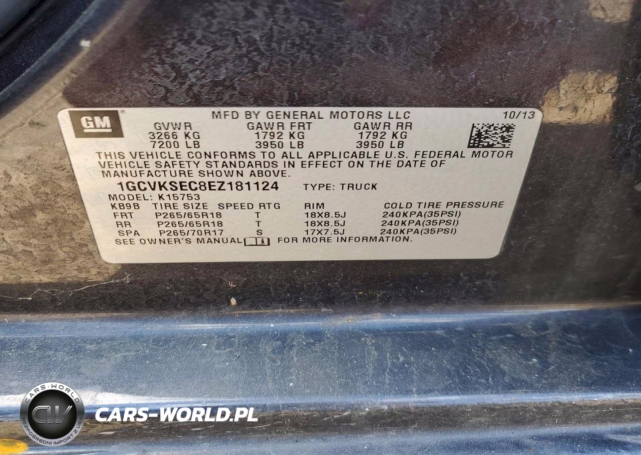 2014 Chevrolet Silverado K1500 Ltz VIN:1GCVKSEC8EZ181124 - 12
