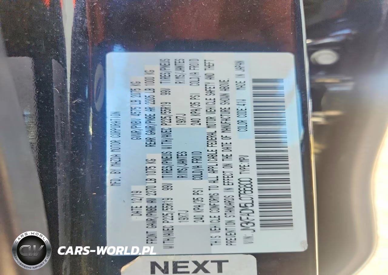 2020 Mazda Cx-5 Grand Touring VIN:JM3KFADM5L0766800 - 12