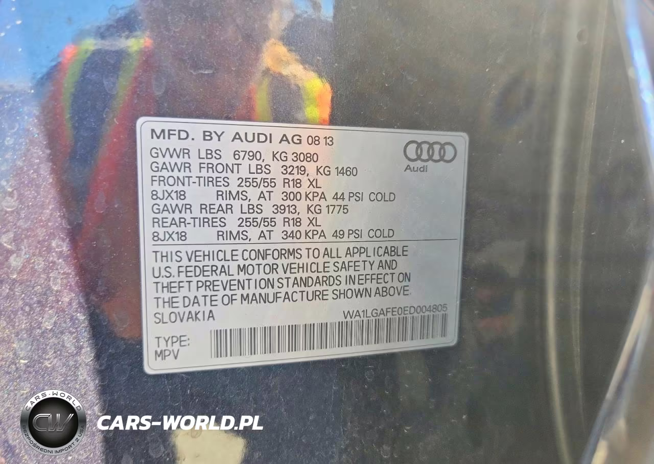 2014 Audi Q7 3.0T Premium VIN:WA1LGAFE0ED004805 - 12