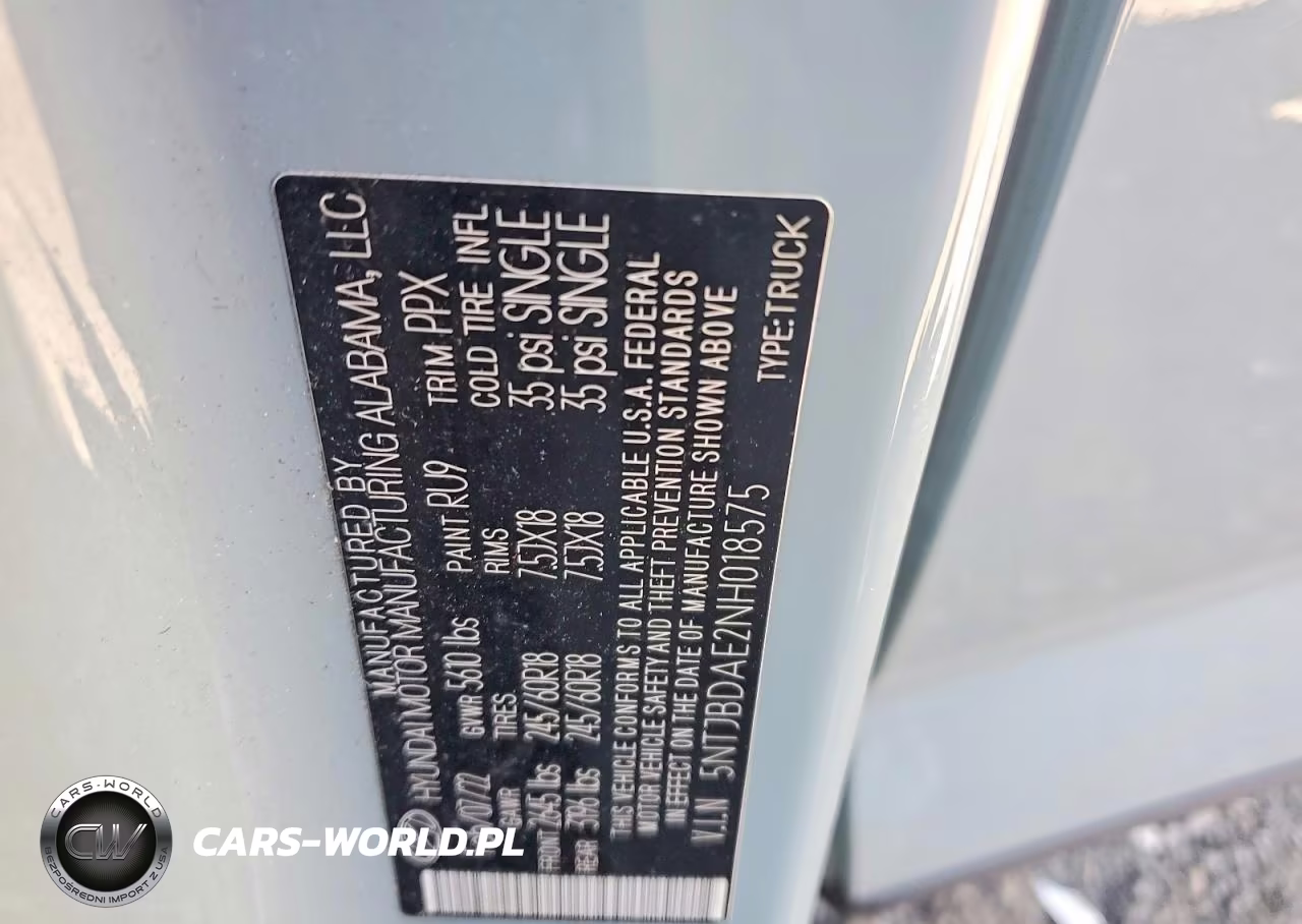 2022 Hyundai Santa Cruz Sel VIN:5NTJBDAE2NH018575 - 12