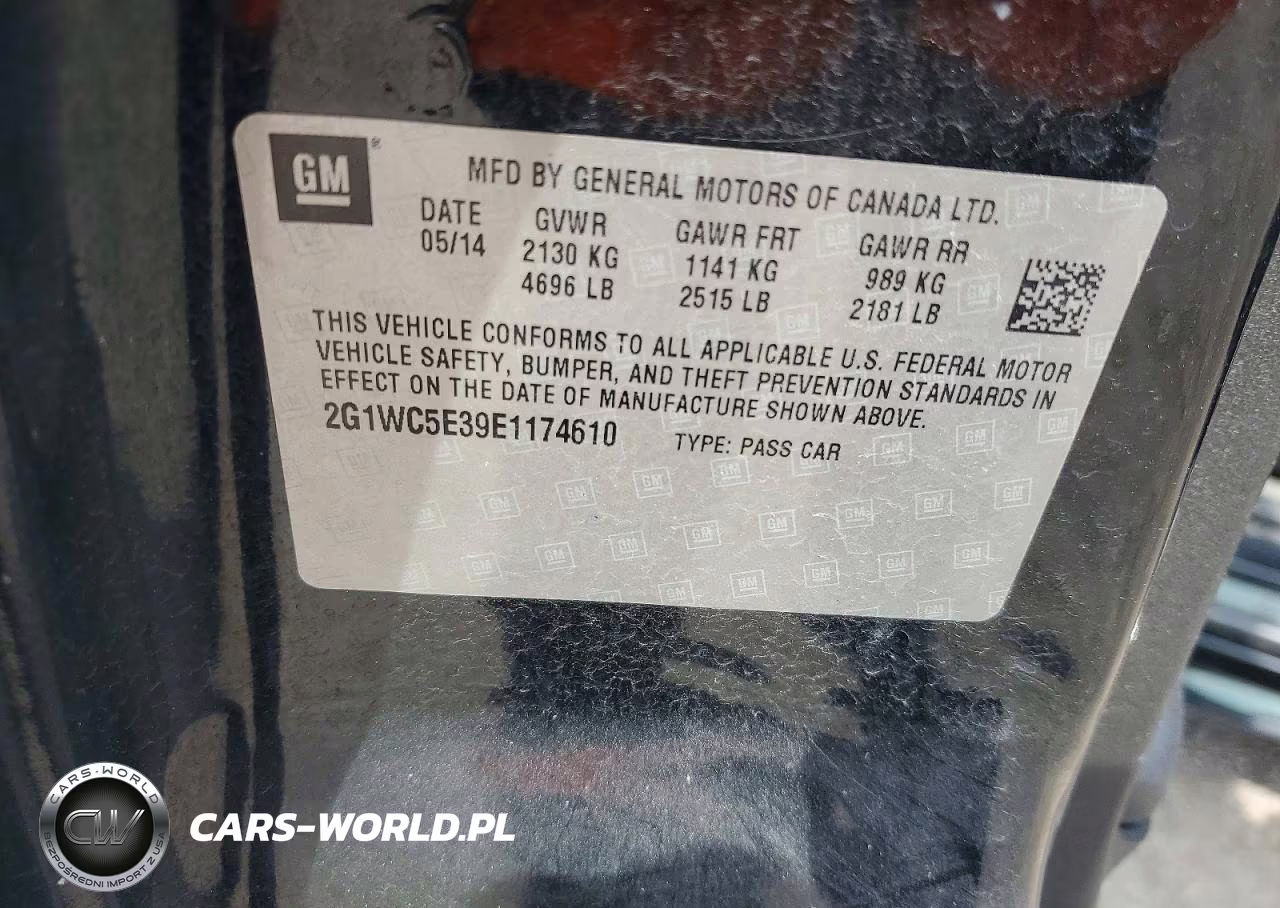 2014 Chevrolet Impala Limited Ltz VIN:2G1WC5E39E1174610 - 12
