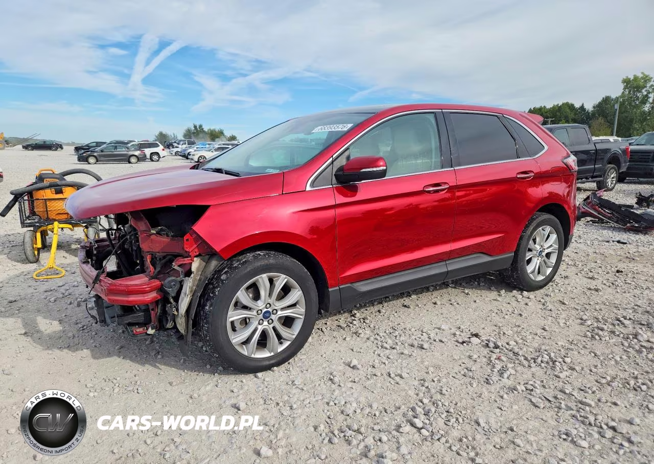 2022 Ford Edge Titanium VIN:2FMPK4K91NBA15376 - 1
