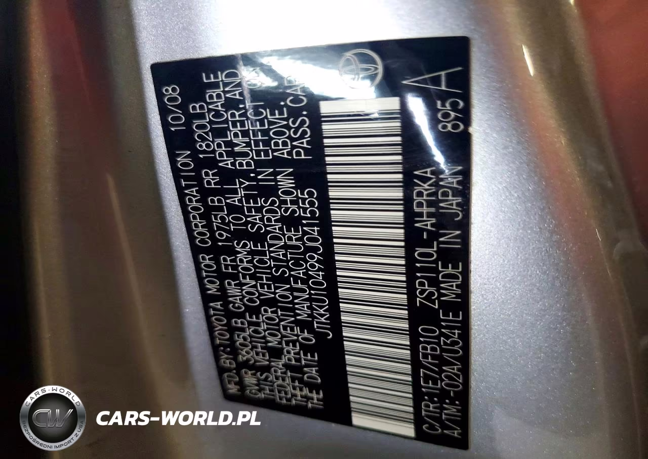 2009 Scion Xd Base VIN:JTKKU10499J041555 - 12