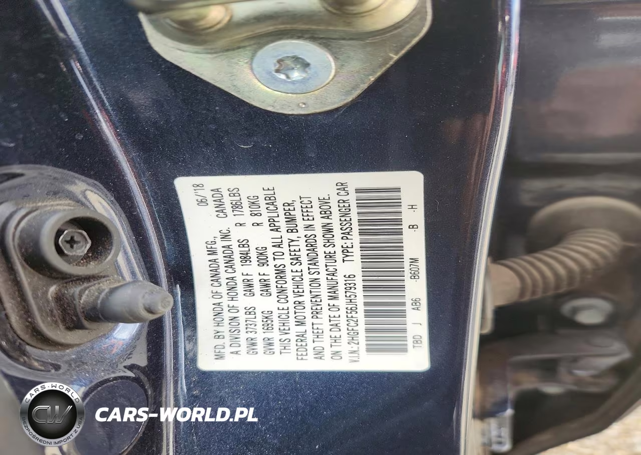 2018 Honda Civic Lx VIN:2HGFC2F56JH579316 - 12