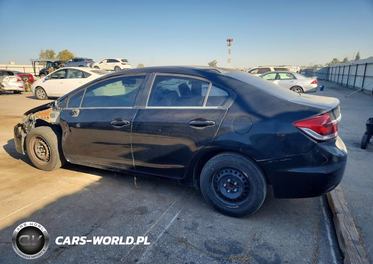 2013 Honda Civic Lx VIN:19XFB2F57DE237245 - 2