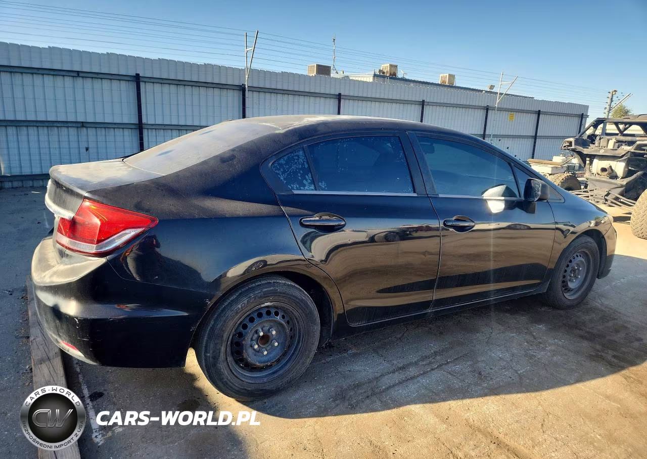 2013 Honda Civic Lx VIN:19XFB2F57DE237245 - 3