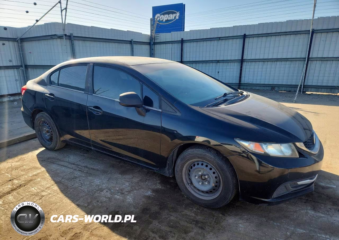 2013 Honda Civic Lx VIN:19XFB2F57DE237245 - 4