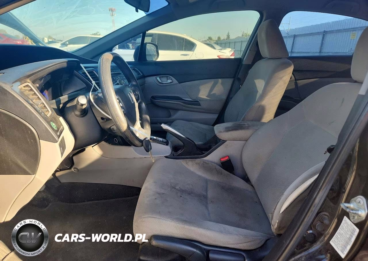 2013 Honda Civic Lx VIN:19XFB2F57DE237245 - 7