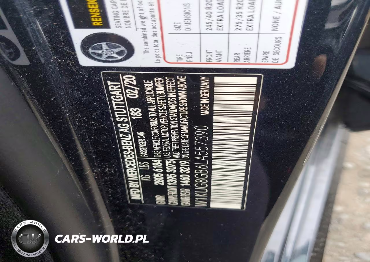 2020 Mercedes-Benz S 560 4Matic VIN:W1KUG8GB6LA557390 - 12