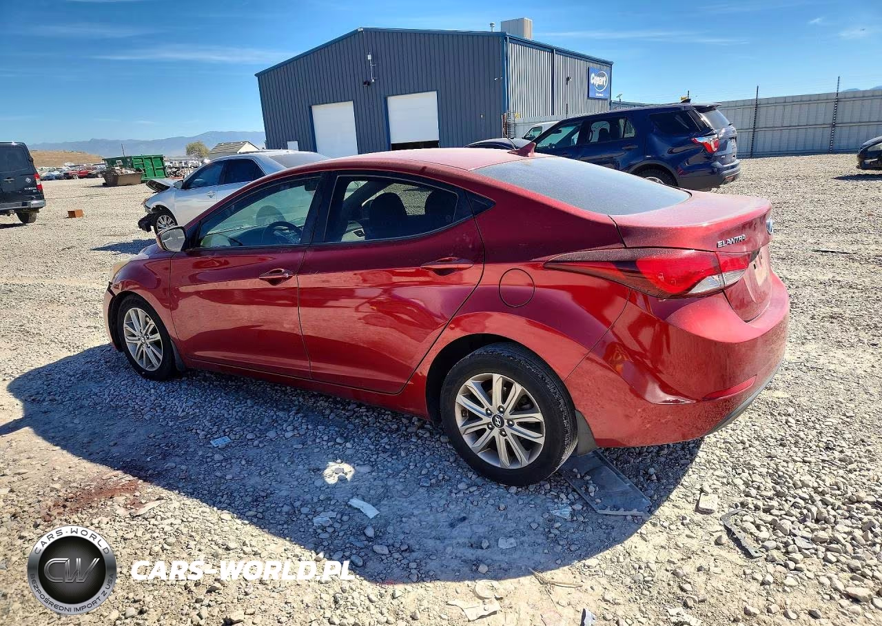2016 Hyundai Elantra Se VIN:5NPDH4AE6GH658883 - 2