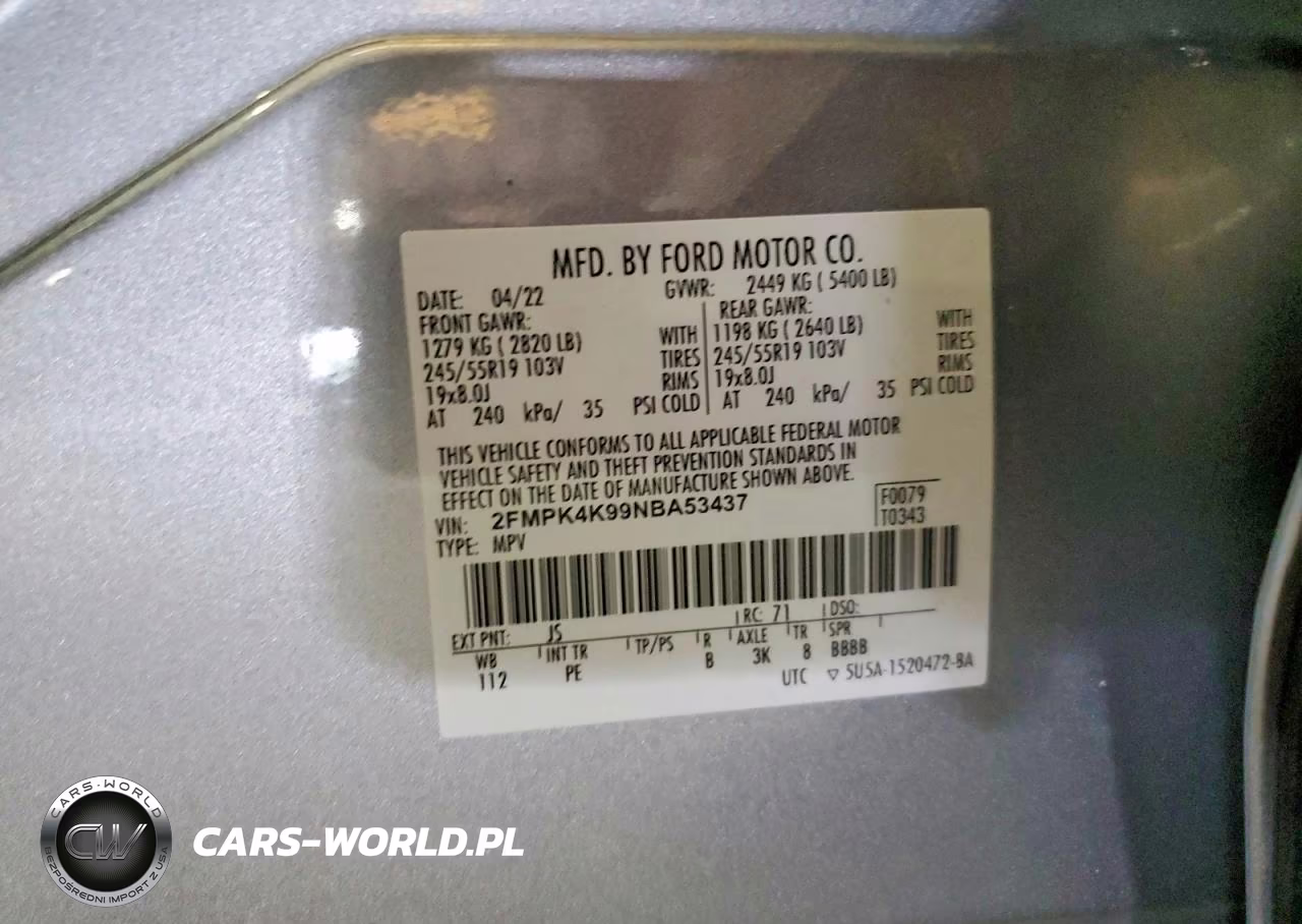 2022 Ford Edge Titanium VIN:2FMPK4K99NBA53437 - 13