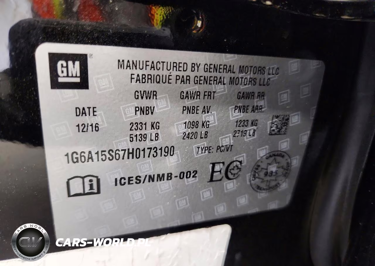 2017 Cadillac Cts-V VIN:1G6A15S67H0173190 - 12