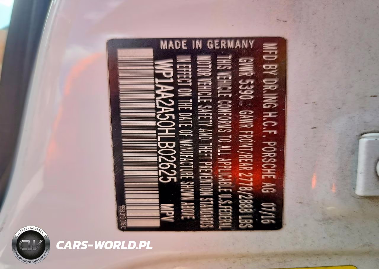 2017 Porsche Macan VIN:WP1AA2A50HLB02625 - 13