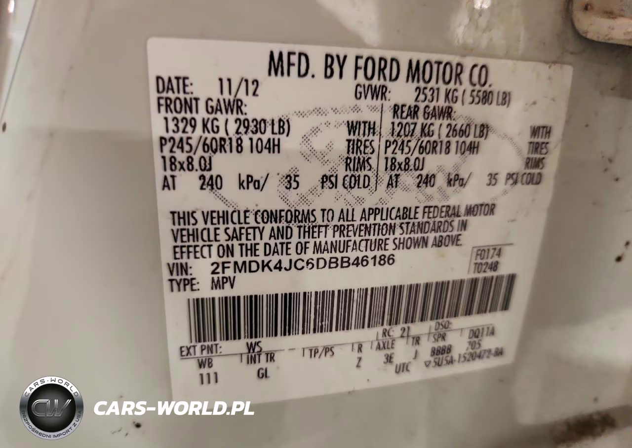 2013 Ford Edge Sel VIN:2FMDK4JC6DBB46186 - 13