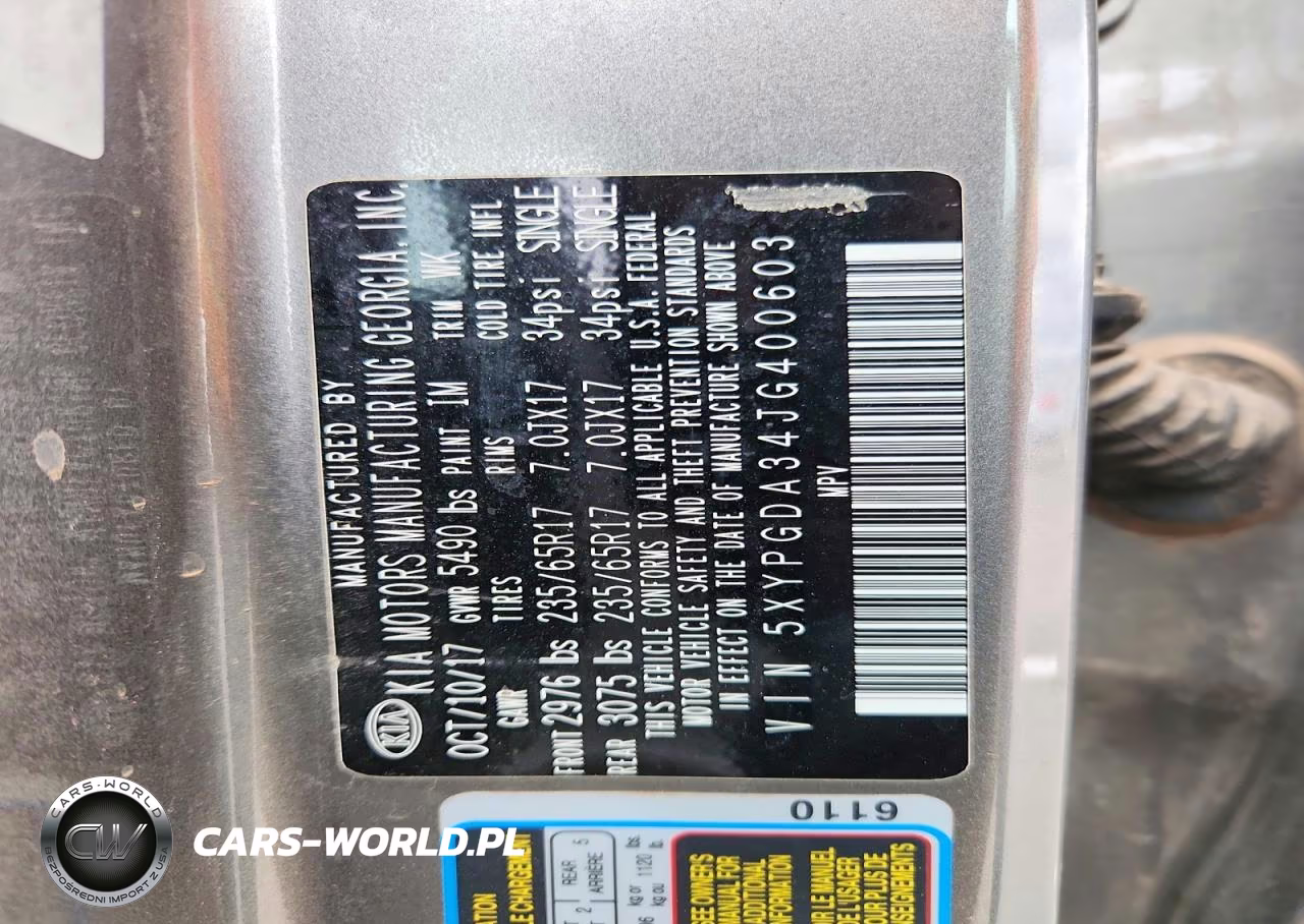 2018 Kia Sorento Lx VIN:5XYPGDA34JG400603 - 13