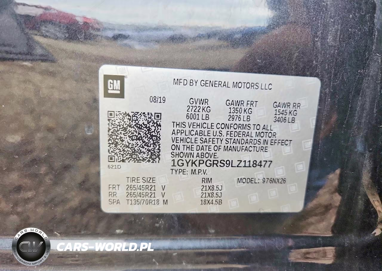 2020 Cadillac Xt6 Sport VIN:1GYKPGRS9LZ118477 - 13
