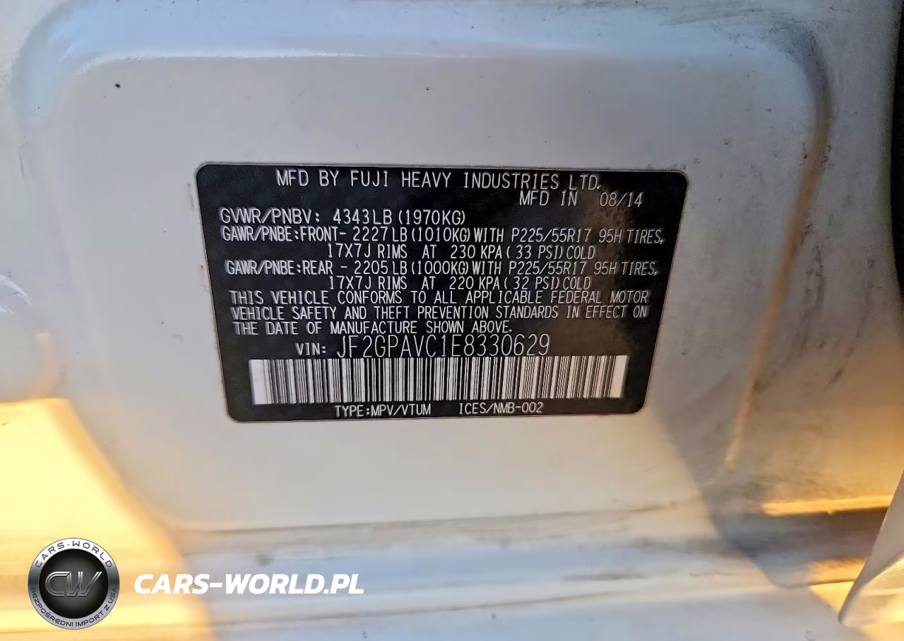 2014 Subaru Xv Crosstrek 2.0 Premium VIN:JF2GPAVC1E8330629 - 13