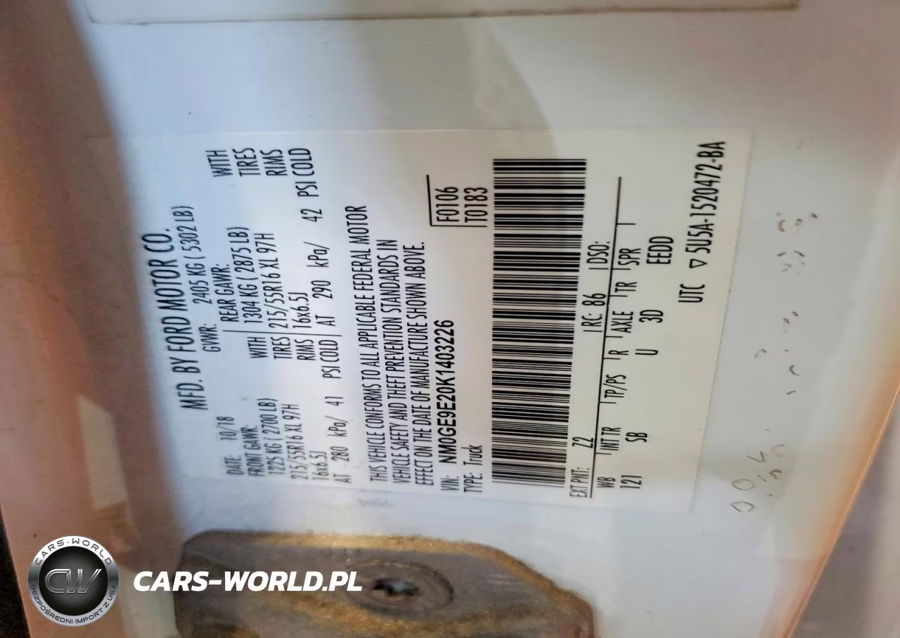 2019 Ford Transit Connect Xl VIN:NM0GE9E20K1403226 - 13