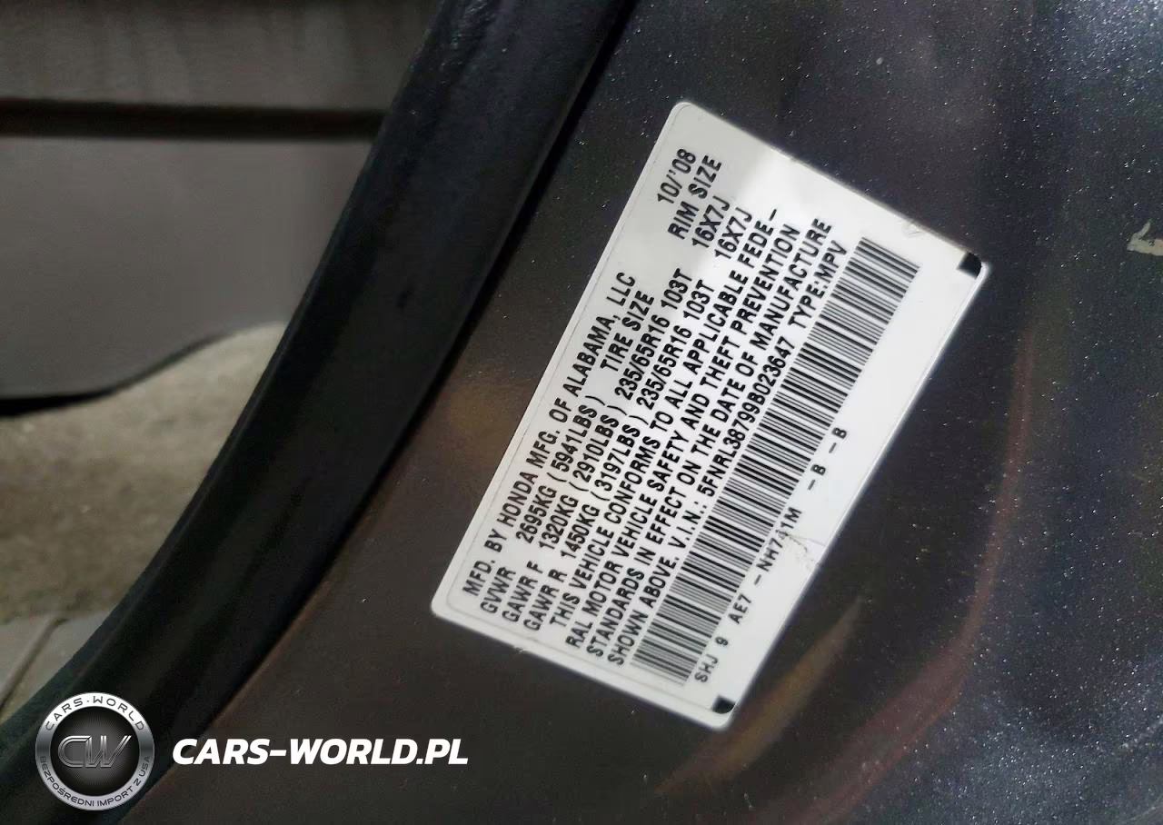 2009 Honda Odyssey Exl VIN:5FNRL38799B023647 - 13