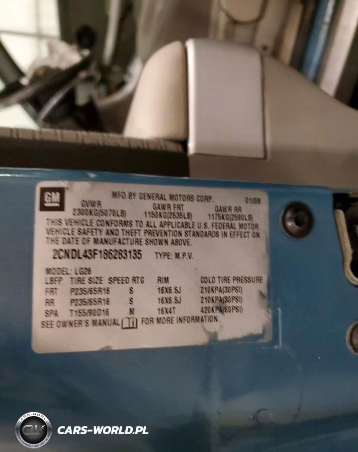 2008 Chevrolet Equinox Lt VIN:2CNDL43F186283135 - 13