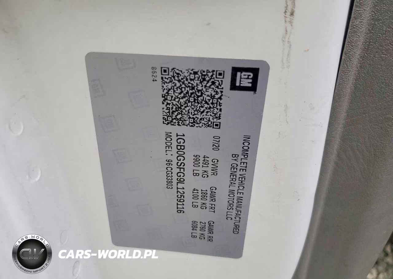 2020 Chevrolet Express G3500 Box Truck VIN:1GB0GSFG9L1259116 - 13