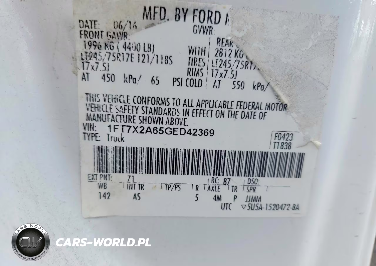 2025 Ford F250 Super Duty VIN:1FT7X2A65GED42369 - 12