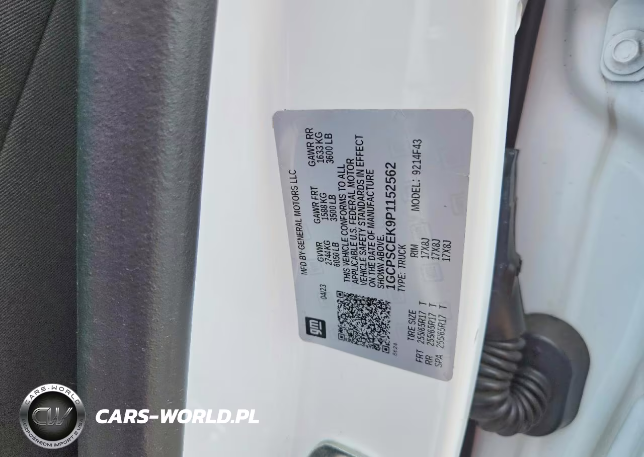2023 Chevrolet Colorado Lt VIN:1GCPSCEK9P1152562 - 12