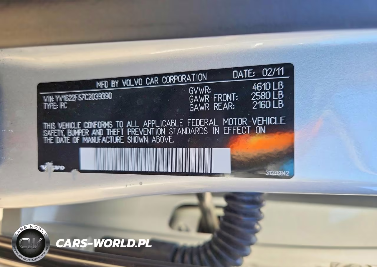 2012 Volvo S60 T5 VIN:YV1622FS7C2039390 - 12