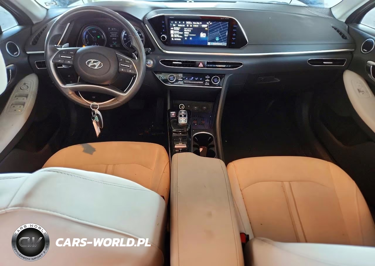 2023 Hyundai Sonata Hybrid Sel VIN:KMHL34JJXPA074707 - 8