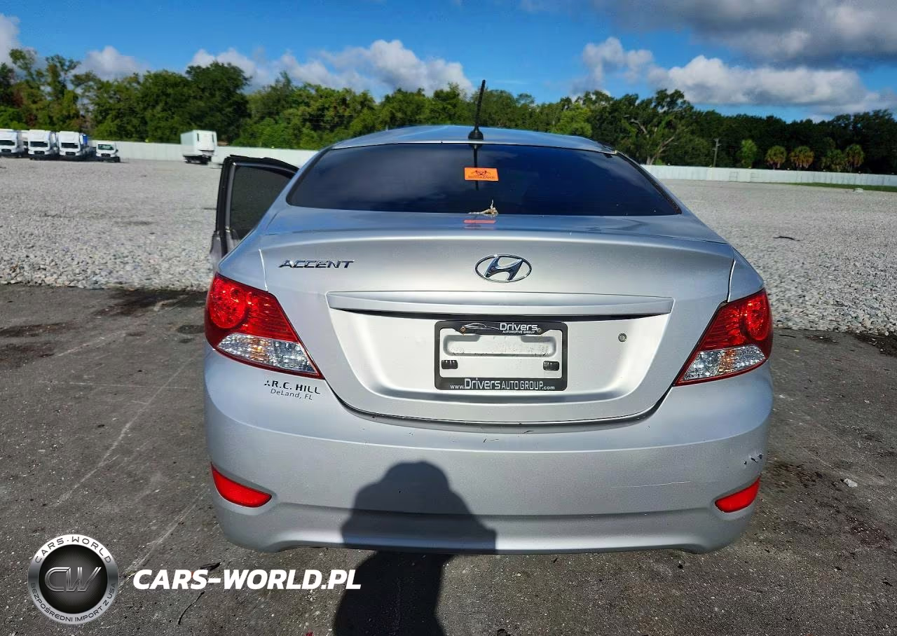 2014 Hyundai Accent Gls VIN:KMHCU4AE2EU763037 - 6