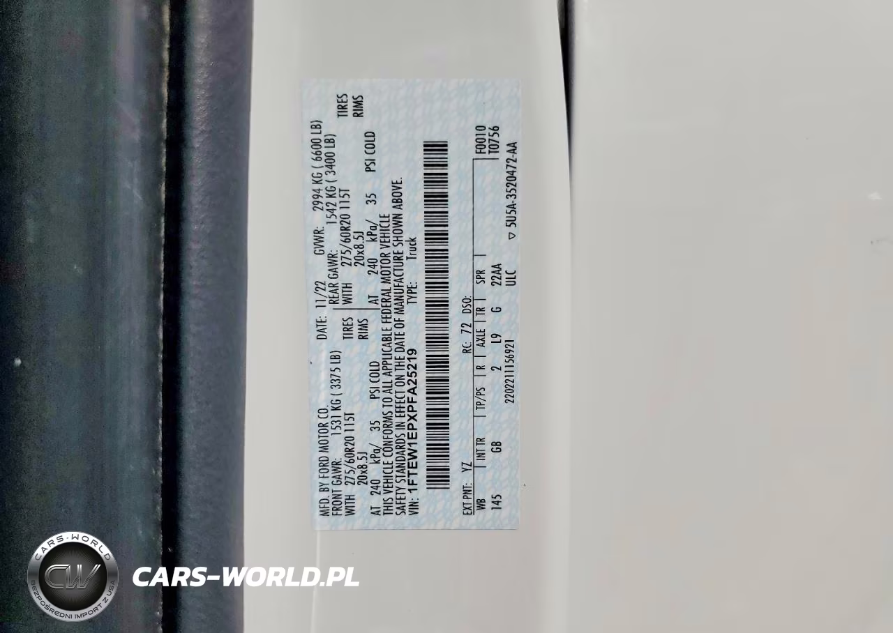 2023 Ford F150 Supercrew VIN:1FTEW1EPXPFA25219 - 12
