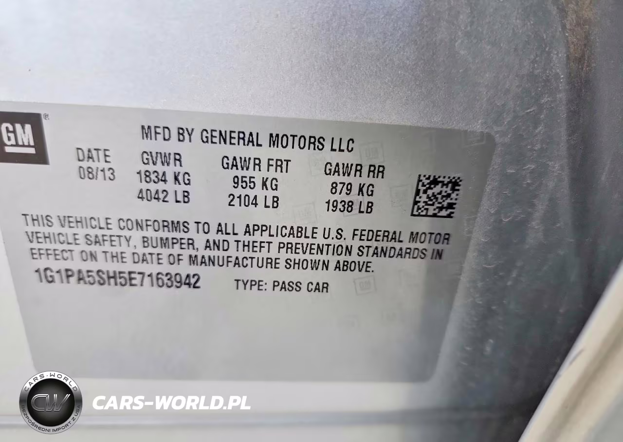 2014 Chevrolet Cruze Ls VIN:1G1PA5SH5E7163942 - 12