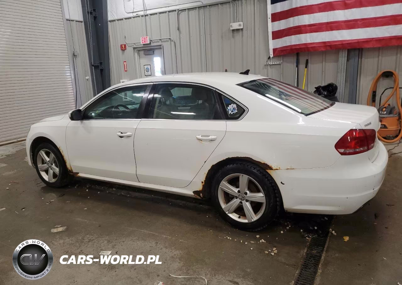 2013 Volkswagen Passat Se VIN:1VWBP7A35DC033227 - 2