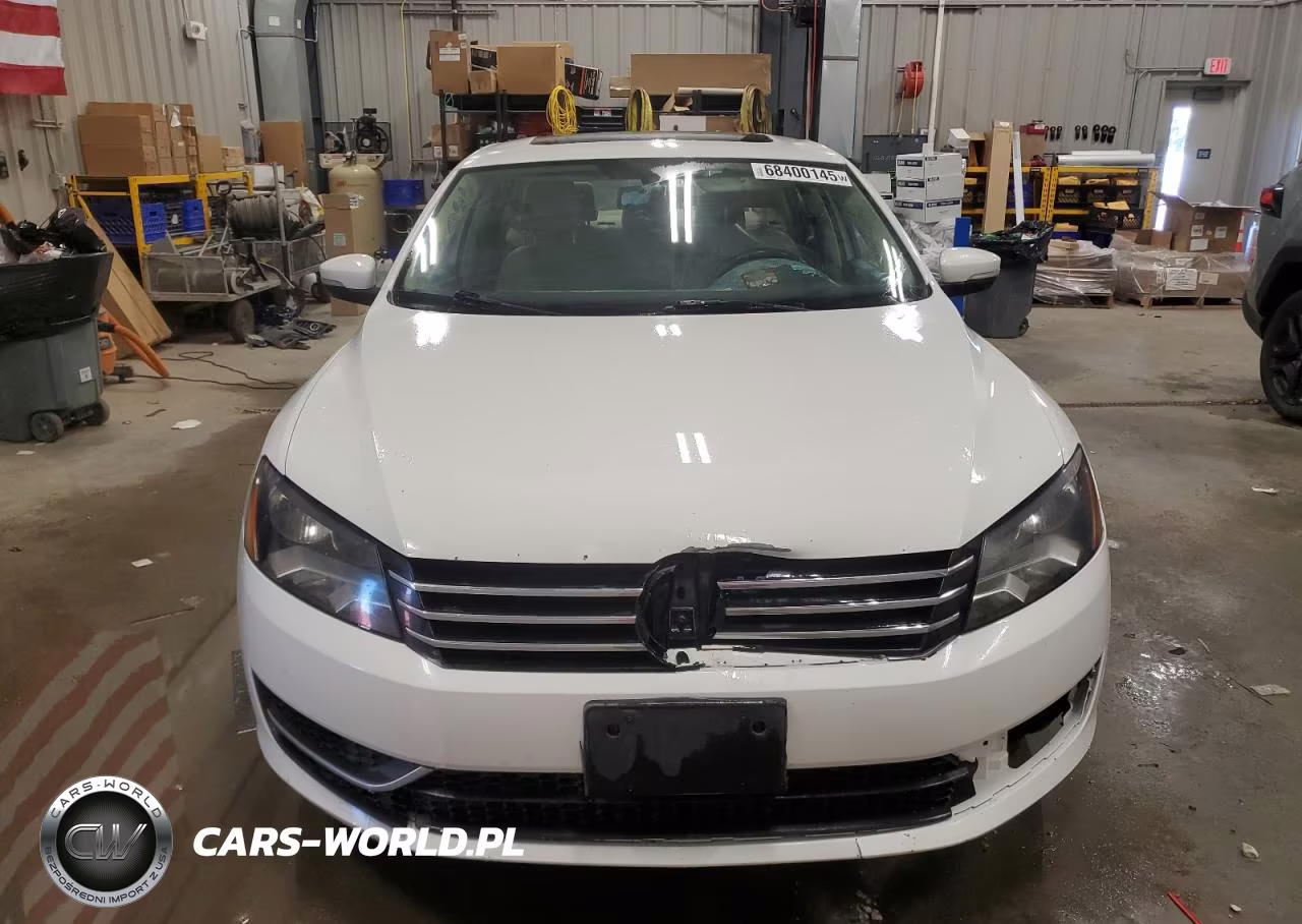 2013 Volkswagen Passat Se VIN:1VWBP7A35DC033227 - 5